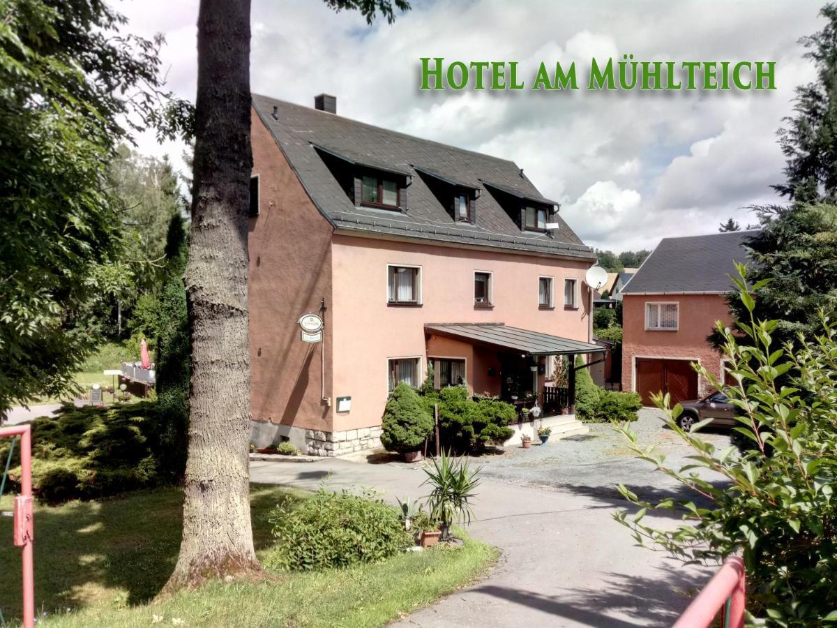 Am Muehlteich Hotel Taltitz Bagian luar foto