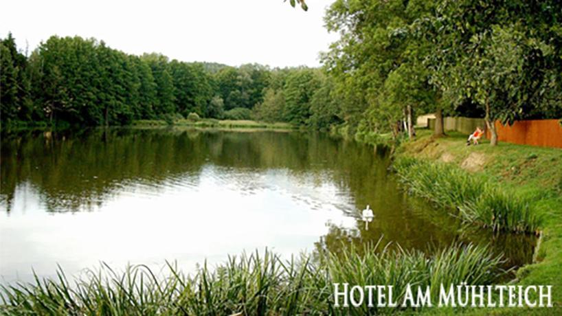 Am Muehlteich Hotel Taltitz Bagian luar foto